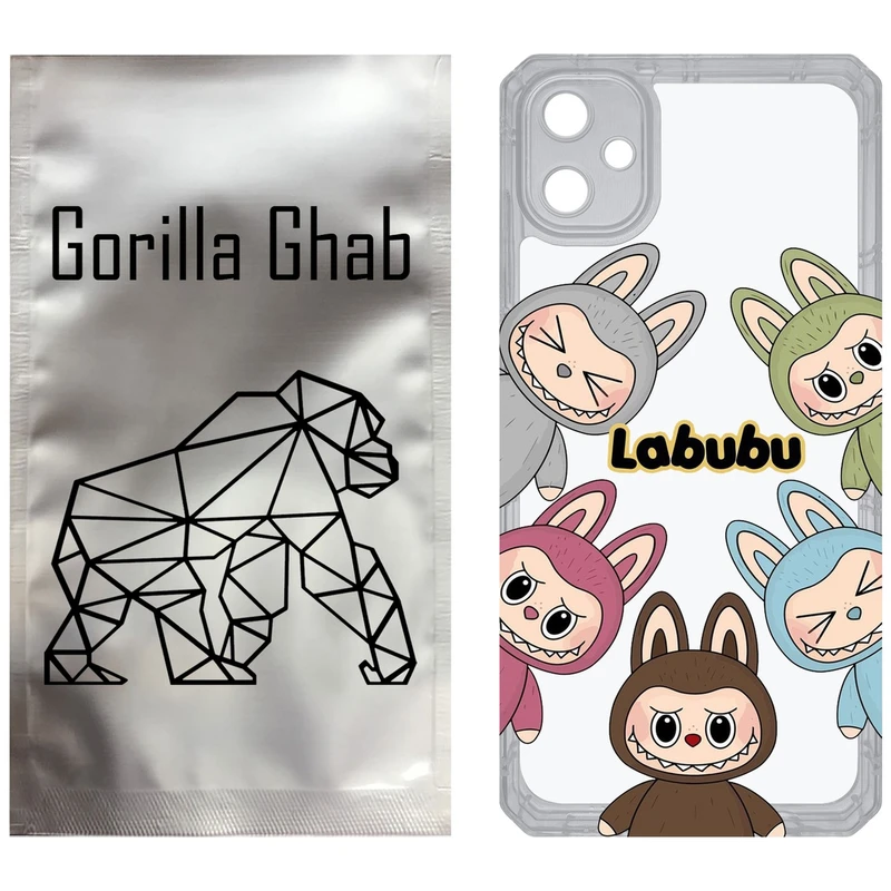 کاور گوریلا قاب مدل CLG کد 102 طرح لبوبو Labubu مناسب برای گوشی موبایل سامسونگ Galaxy A05