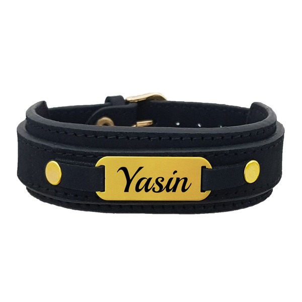 دستبند نقره مردانه لیردا مدل یاسین کد 0393 DCHNT