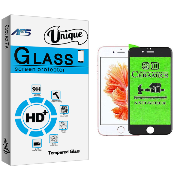 نقد و بررسی محافظ صفحه نمایش 9D ای اف اس مدل Unique Glass مناسب برای گوشی موبایل اپل iphone 6 / 6s توسط خریداران
