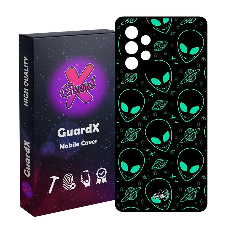 کاور گارد ایکس طرح Alien مدل Glass10200 مناسب برای گوشی موبایل سامسونگ Galaxy A52s
