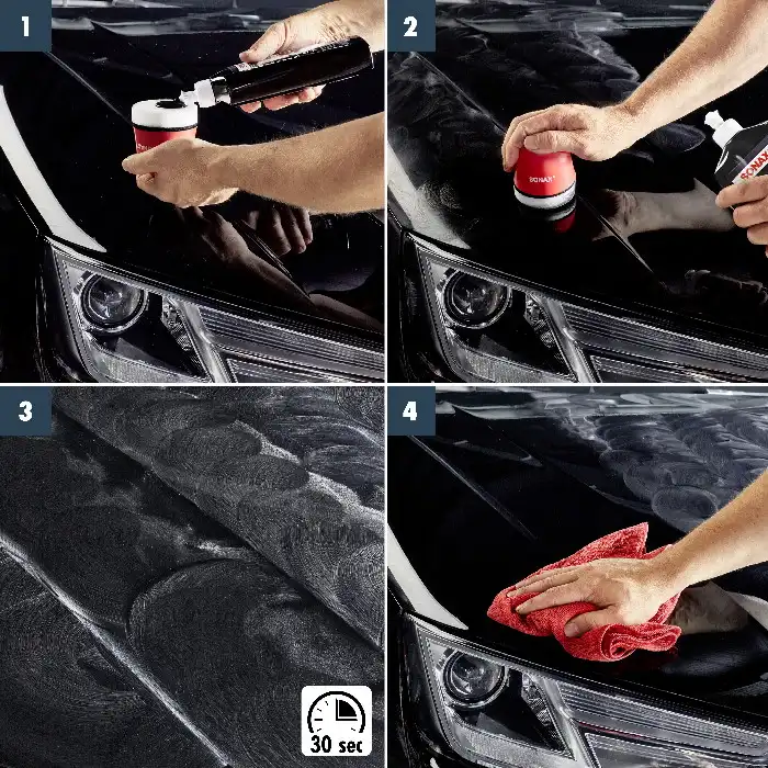 واکس بدنه خودرو سوناکس مدل BLACK کد 76200 حجم 500 میلی لیتر