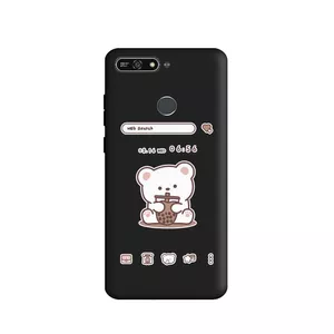 کاور طرح خرس اسموتی کد m3966 مناسب برای گوشی موبایل هوآوی Y6 Prime 2018