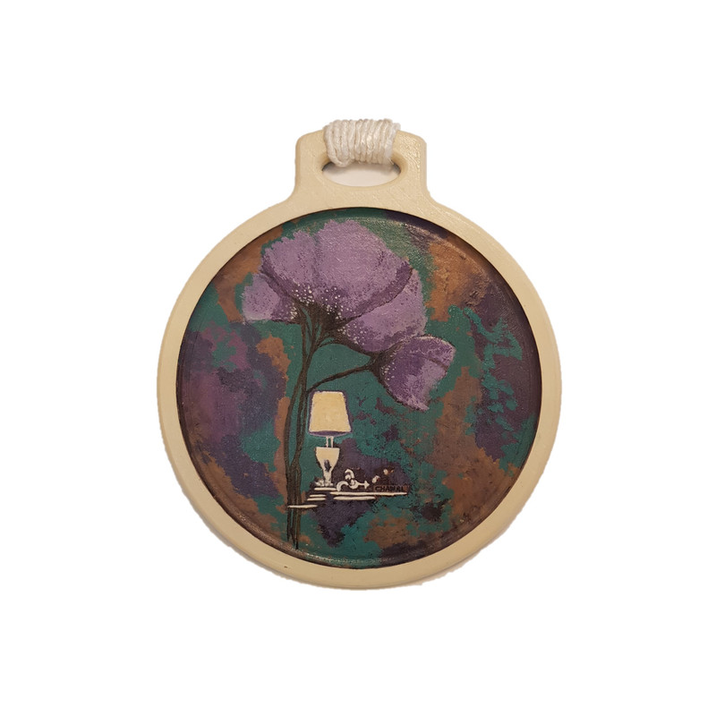 تخته سرو مدل گل بنفشه