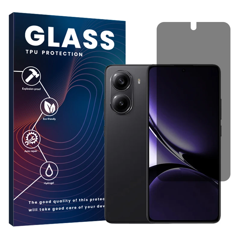 محافظ صفحه نمایش حریم شخصی گلس مدل هیدروژلی مناسب برای گوشی موبایل شیائومی Redmi Turbo 4