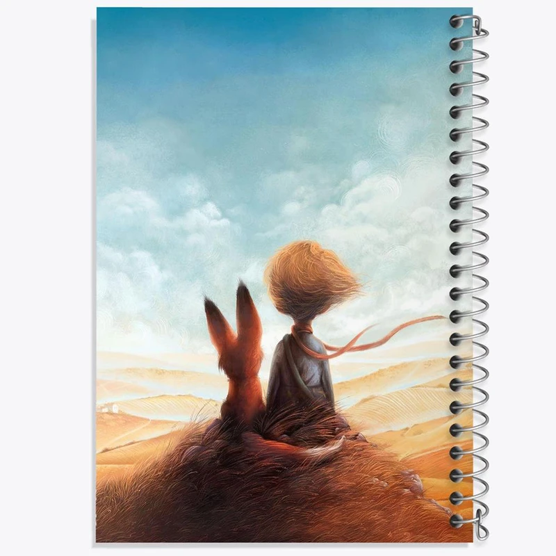 دفتر ژورنال نویسی 50 برگ خندالو مدل نقطه ای طرح شازده کوچولو کد 25769