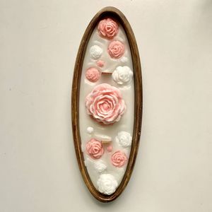 نقد و بررسی شمع دست ساز طرح قایق گل مدل T1043 توسط خریداران