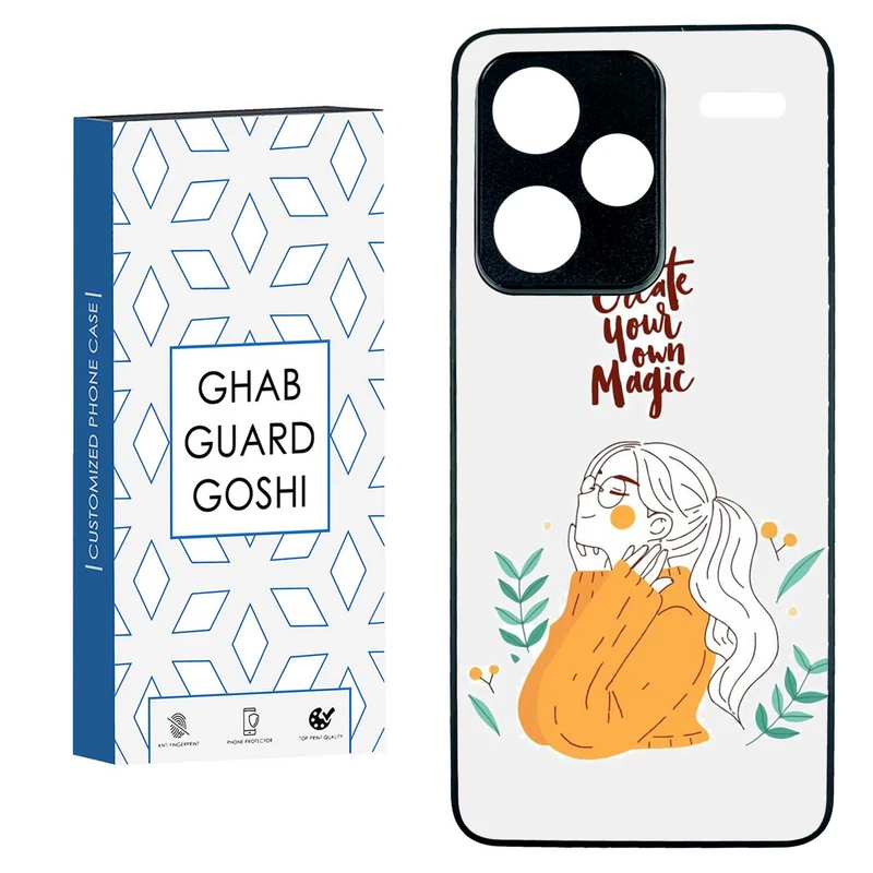 کاور قاب گارد گوشی طرح دخترانه کد TPU-050 مناسب برای گوشی موبایل شیائومی  REDMI NOTE 13 PRO PLUS 5G