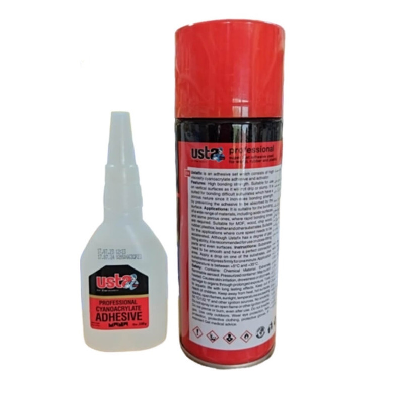 چسب 123 اوستا مدل professional FAST کد 01 حجم 400 میلی متر