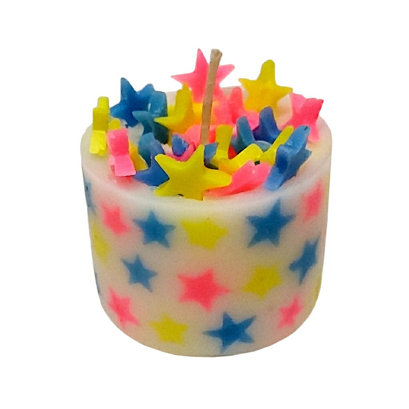شمع دست ساز مدل پر ستاره