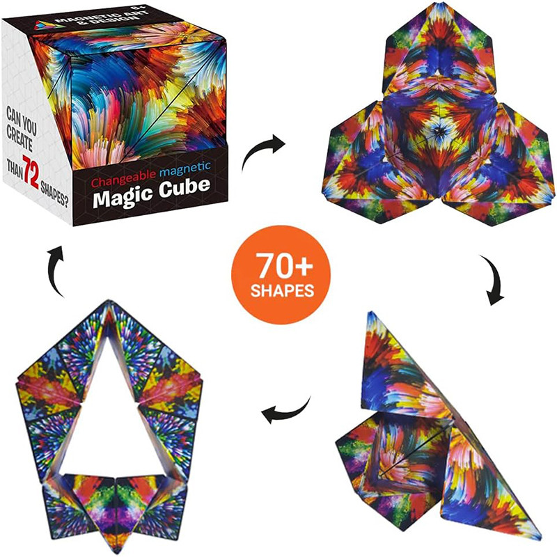 مکعب روبیک مجیک کیوب مدل بی نهایت طرح 72 شکل کد 1000