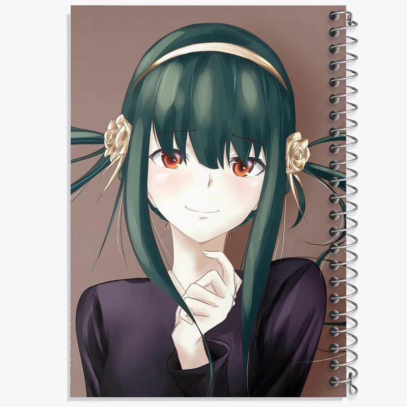 دفتر مشق 50 برگ خندالو مدل یور فورجر انیمه اسپای ایکس فمیلی Spy x Family کد 15554