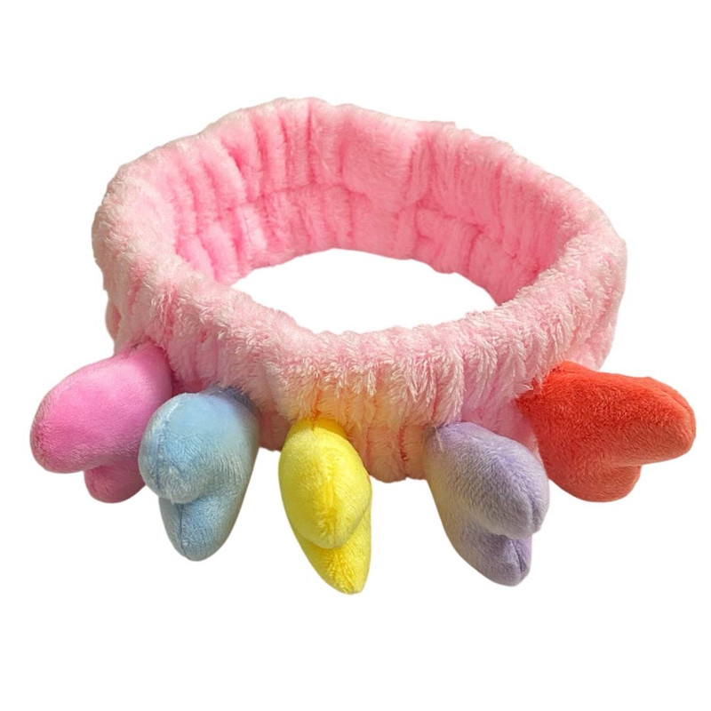 هدبند آرایشی مدل حوله ای قلب کد 77153