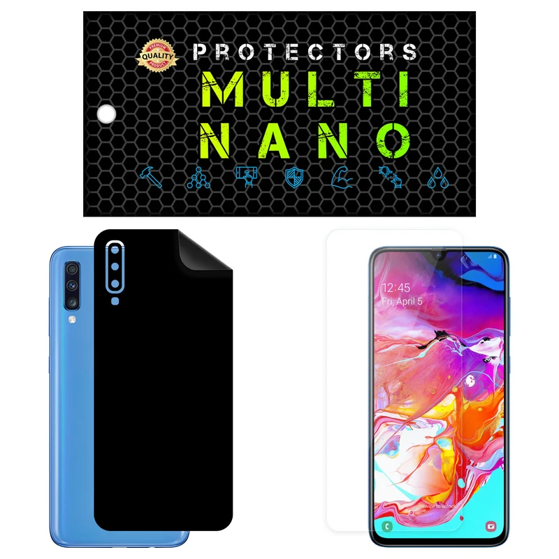 محافظ صفحه نمایش مولتی نانو مدل X-SFM مناسب برای گوشی موبایل سامسونگ Galaxy A70 به همراه برچسب پوششی