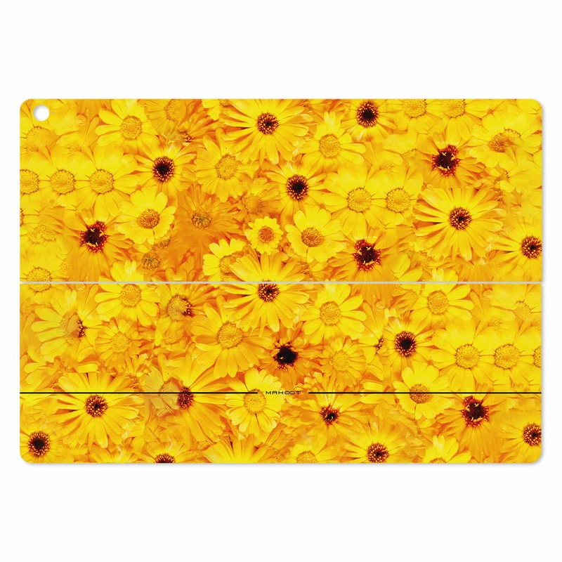 برچسب پوششی ماهوت مدل Yellow-Flower مناسب برای تبلت ایسوس Transformer 3 Pro 2016