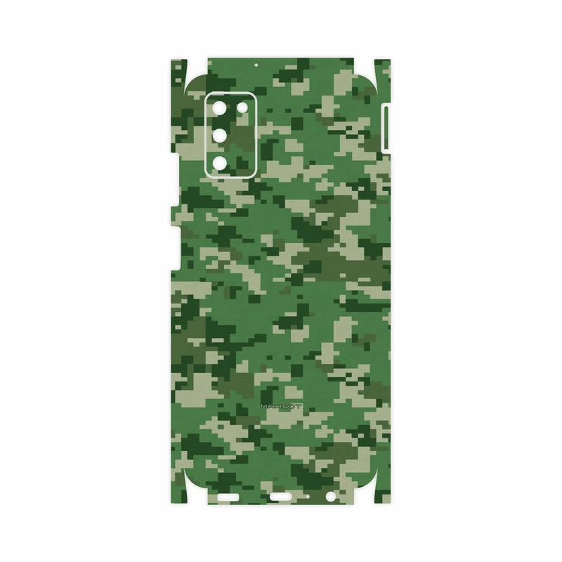 برچسب پوششی ماهوت مدل Army-Green-Pixel-FullSkin مناسب برای گوشی موبایل سامسونگ Galaxy A03S