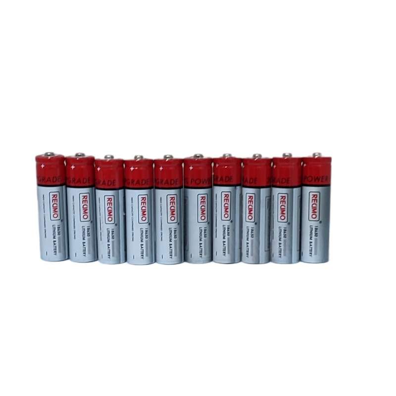 باتری قلمی قابل شارژ ردمو مدل 18650 بسته 10 عددی