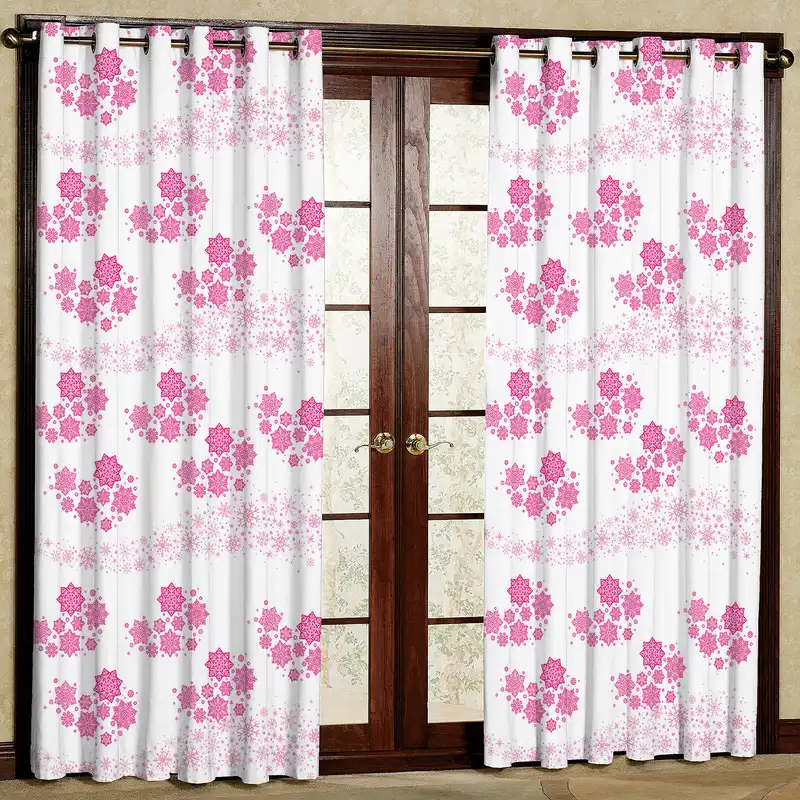 پرده مدل ستاره مخمل پانچی کد 4077 سایز 200x140 سانتی متر