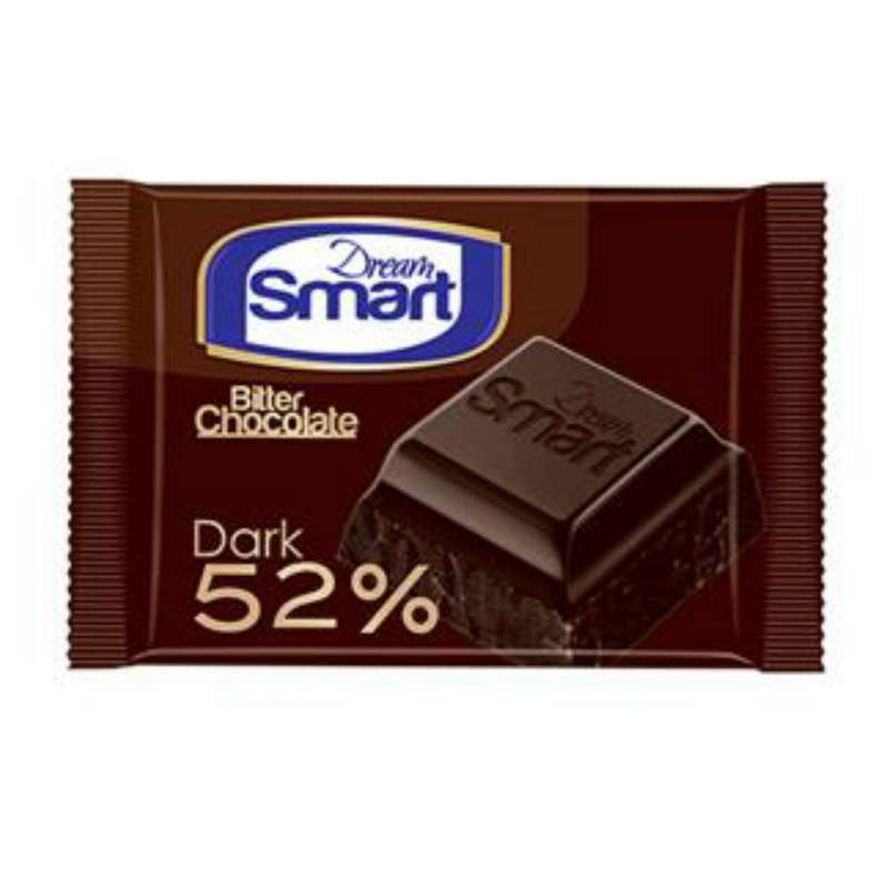 شکلات تلخ 52 درصد دریم شیرین عسل - 22 گرم بسته 24 عددی