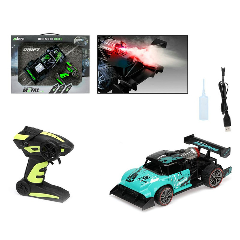 ماشین بازی کنترلی مدل مسابقه ای فلزی طرح دودزا دسته خلبانی کد 528