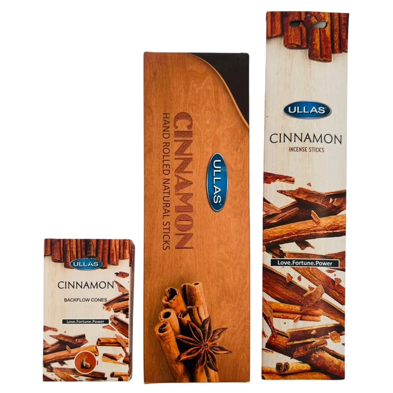 عود الاس مدل رویال کد ۰۱ با رایحه دارچین مجموعه ۳ عددی