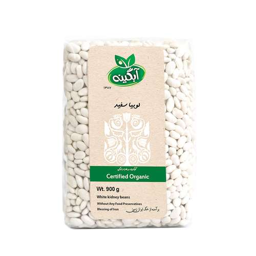لوبیا سفید آبگینه - 900 گرم
