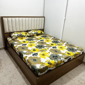 سرویس ملحفه ناتوسا مدل کالم کد 140 دو نفره سه تکه