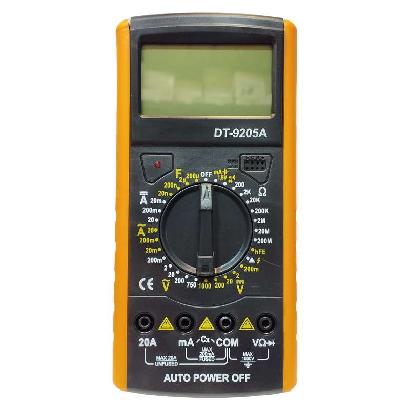 مولتی متر دیجیتال مدل DT-9205A