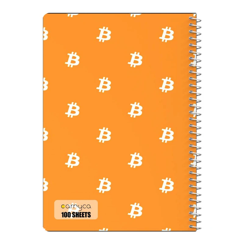 دفتر مشق 100 برگ سیمی کارنیکا طرح ارز دیجیتال Crypto کد 35073