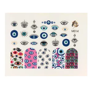 برچسب لنز ناخن کد M-014