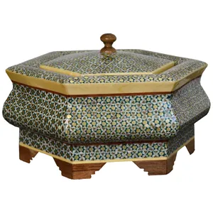 شکلات خوری خاتم کاری مدل نفیس کد naf-20