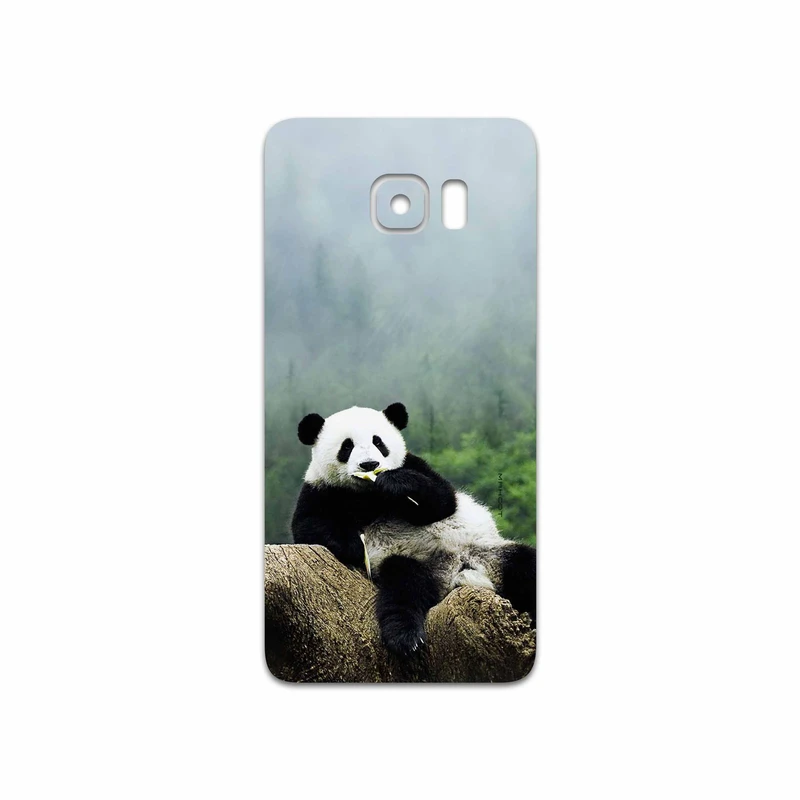 برچسب پوششی ماهوت مدل Panda مناسب برای گوشی موبایل سامسونگ Galaxy S6 Edge