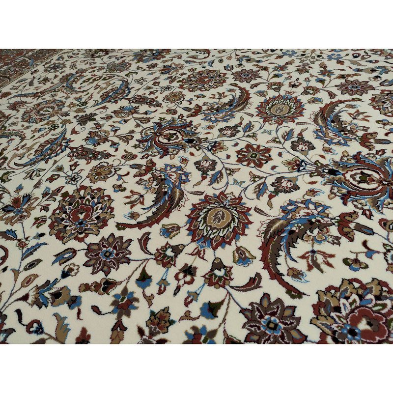 فرش ماشینی فرش توس مشهد طرح افشان زمینه کرم