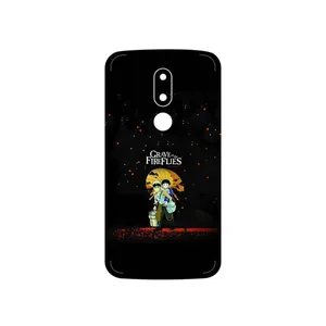 MAHOOT Grave of the Fireflies Cover Sticker for Motorola Moto M