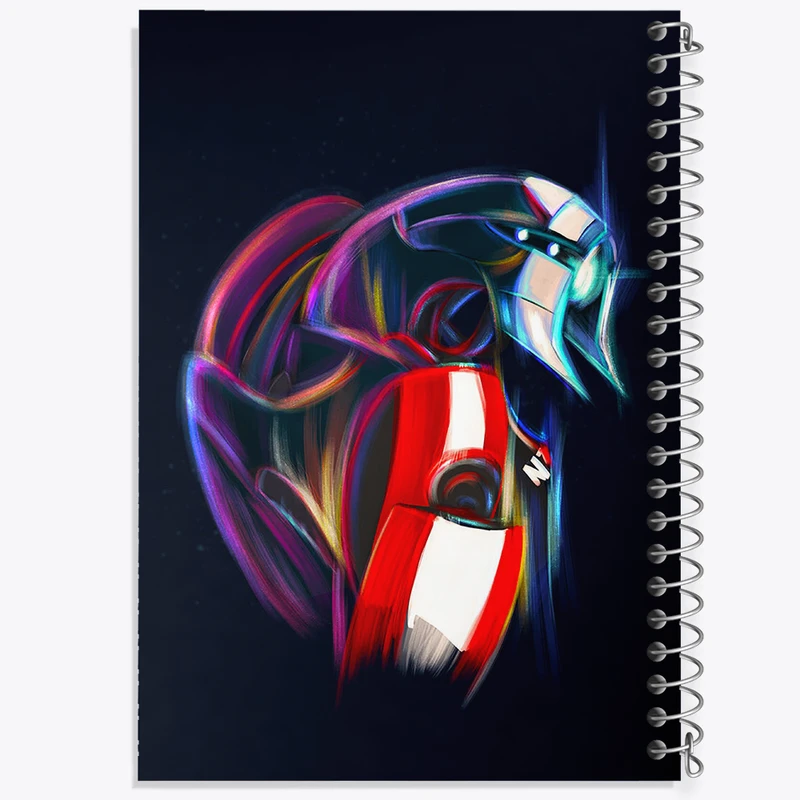 دفتر ژورنال نویسی 50 برگ خندالو مدل نقطه ای طرح بازی مس افکت (Mass Effect) کد 31558