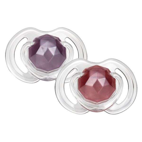 پستانک ارتودنسی مدل الماسی x200 بسته 2 عددی