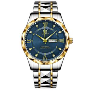 ساعت مچی عقربه‌ای کوارتز مردانه اُ لِوز مدل الماسی نگینی دی دیت کد 007