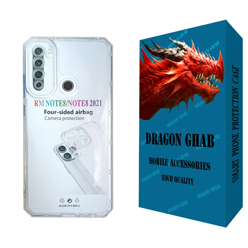 کاور دراگون قاب مدل JELL مناسب برای گوشی موبایل شیائومی Redmi Note 8 