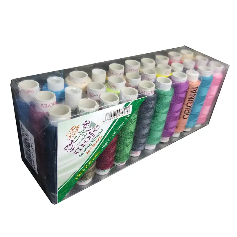 نخ خیاطی مهیاس مدل موج بسته 30 عددی