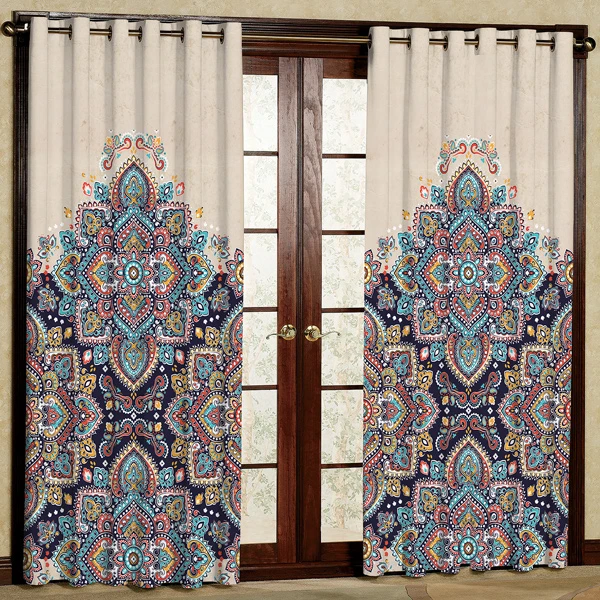 پرده مدل مخمل پانچی کد 6650 سایز 280x140 سانتتی متر