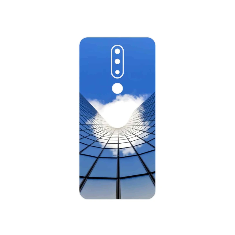 برچسب پوششی ماهوت مدل Glass skyscraper مناسب برای گوشی موبایل نوکیا 5.1 Plus