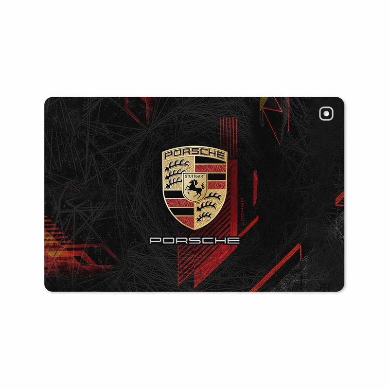 برچسب پوششی ماهوت مدل Porsche-Logo مناسب برای تبلت سامسونگ Galaxy Tab S5e 10.5 2019 T725