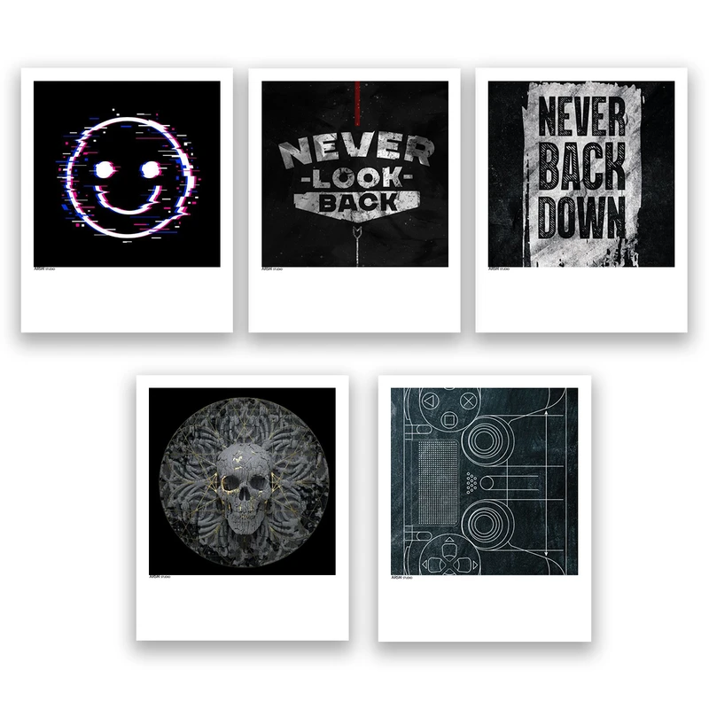 آویز تزیینی عرش مدل فانتزی کد Asa725 مجموعه پنج عددی