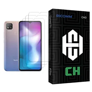 Ricomm CH Glass MIX003 Screen Protector For Xiaomi Redmi 9 Activ Pack Of 3