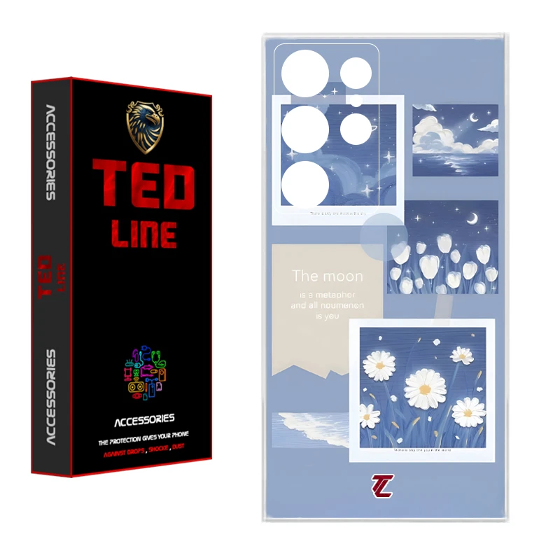 کاور تدلاین طرح بابونه کد 1203 مناسب برای گوشی موبایل سامسونگ Galaxy S23 Ultra