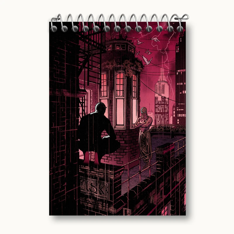 دفتر یادداشت 50 برگ خندالو طرح مرد عنکبوتی (Spider Man) کد N4251