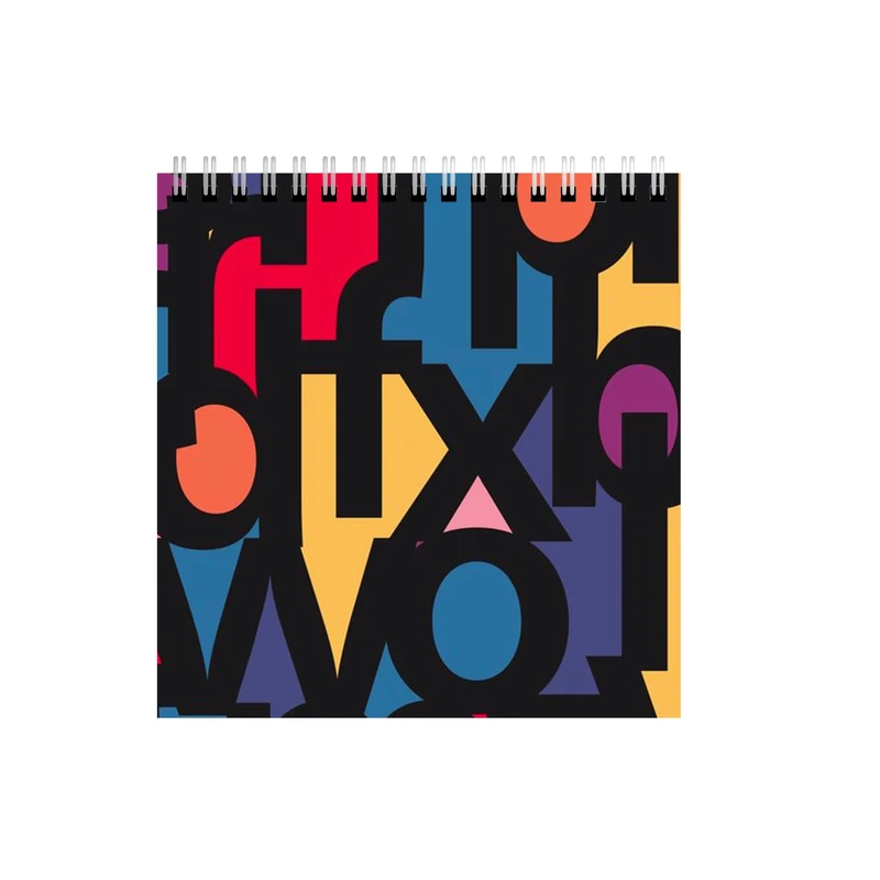 دفتر طراحی  مدل تایپو گرافی کد 8607507