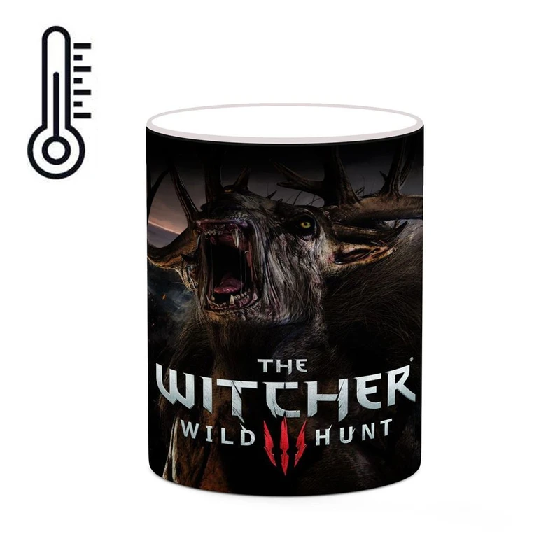 ماگ حرارتی کاکتی مدل بازی ویچر The Witcher 3 Wild Hunt کد mgh31164