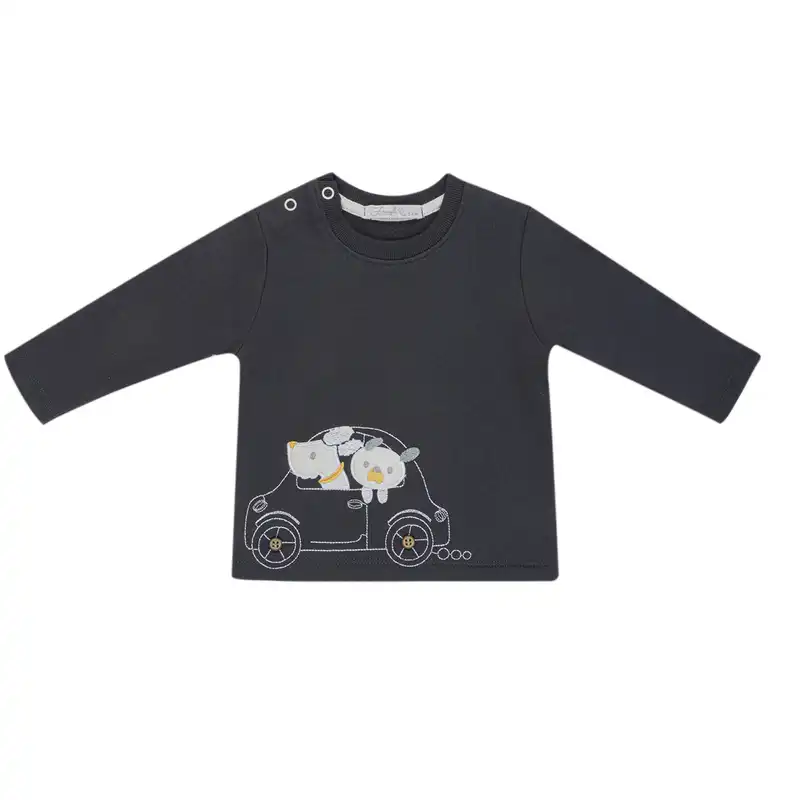 ست سه تکه لباس پسرانه فیورلا مدل دوستی حیوانات 24552