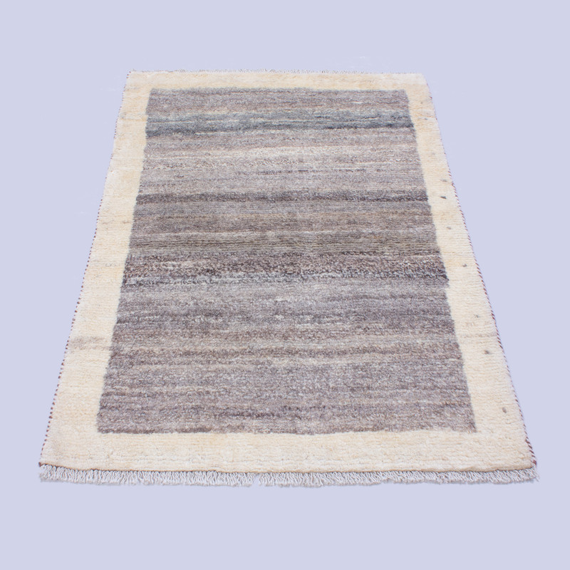 گبه دستباف یک و نیم متری طرح کف ساده کد 3130