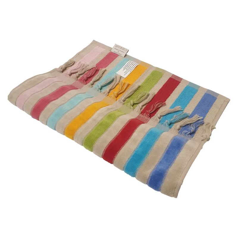  حوله دستی آذرریس تبریز مدل Zara سایز 40 × 80 سانتی متر